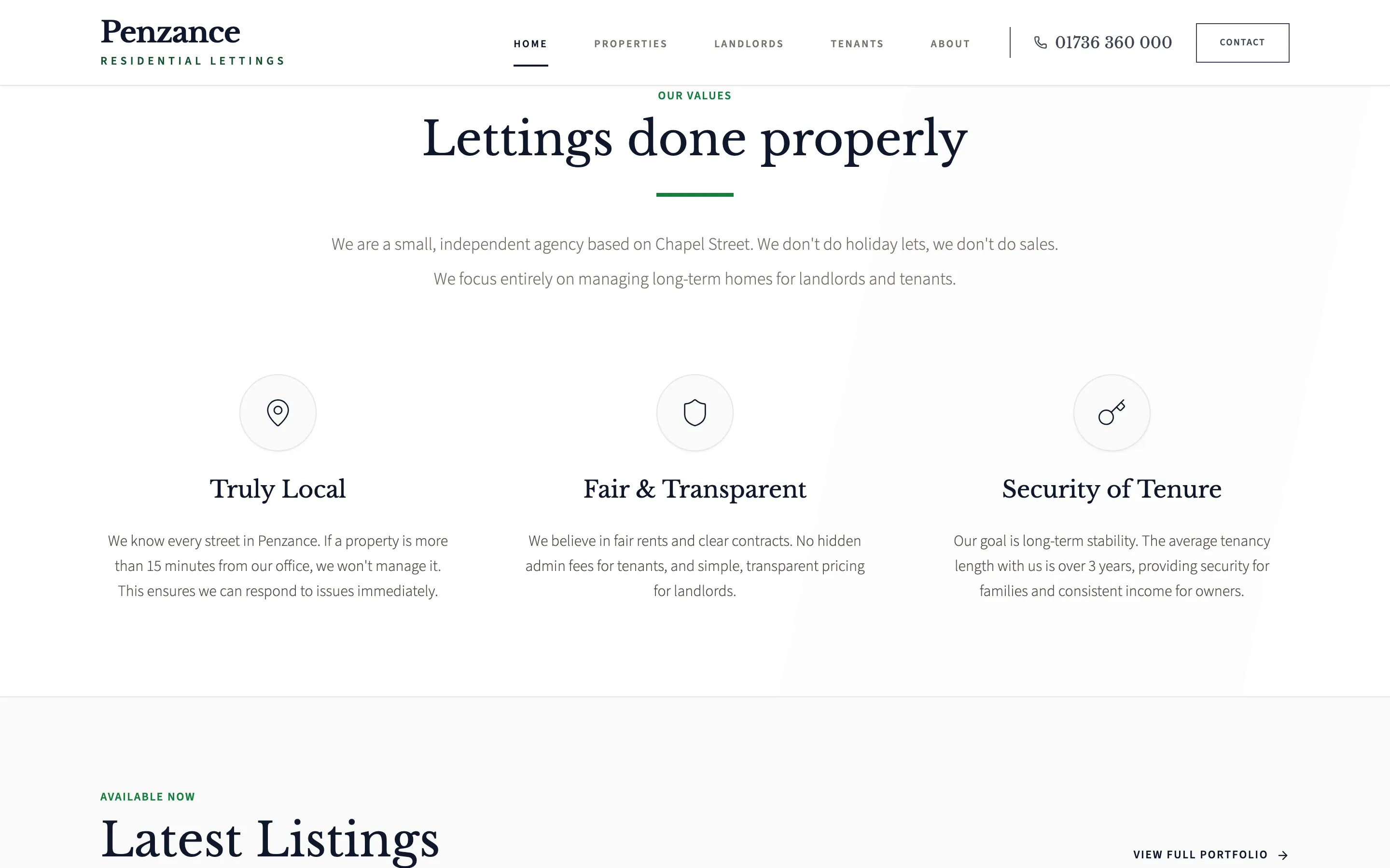 Penzance Residential Lettings: Property lettings build, screen 2