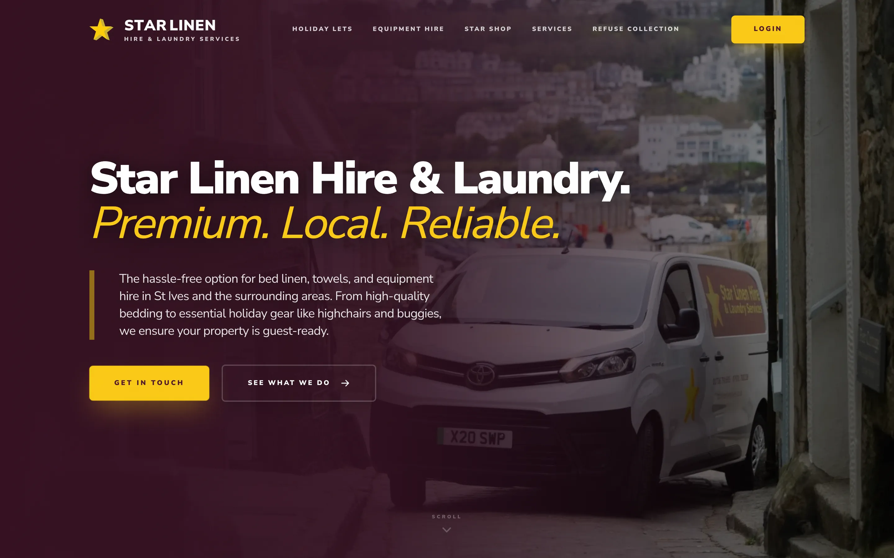Star Linen website