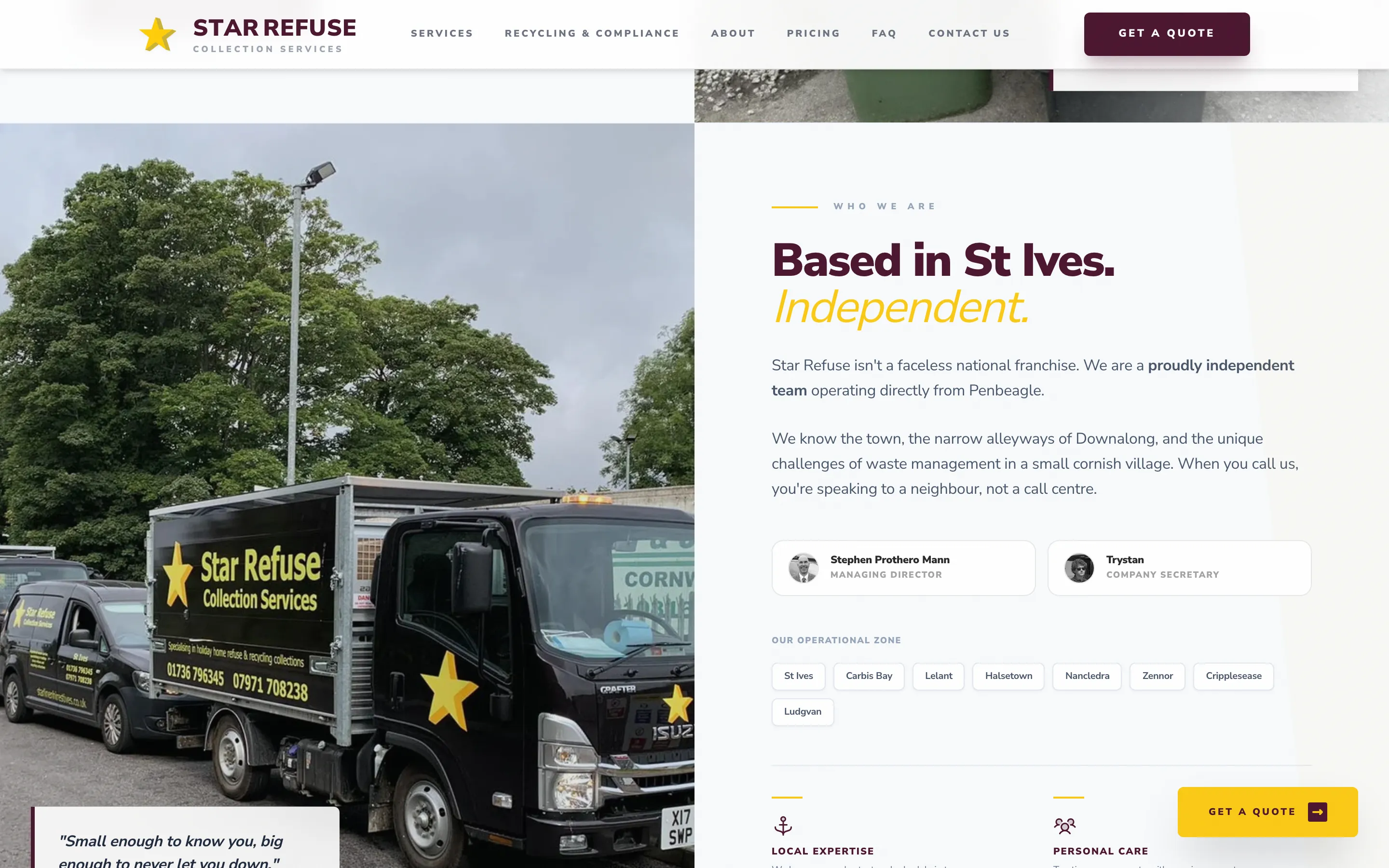 Star Refuse — Waste management build, screen 4